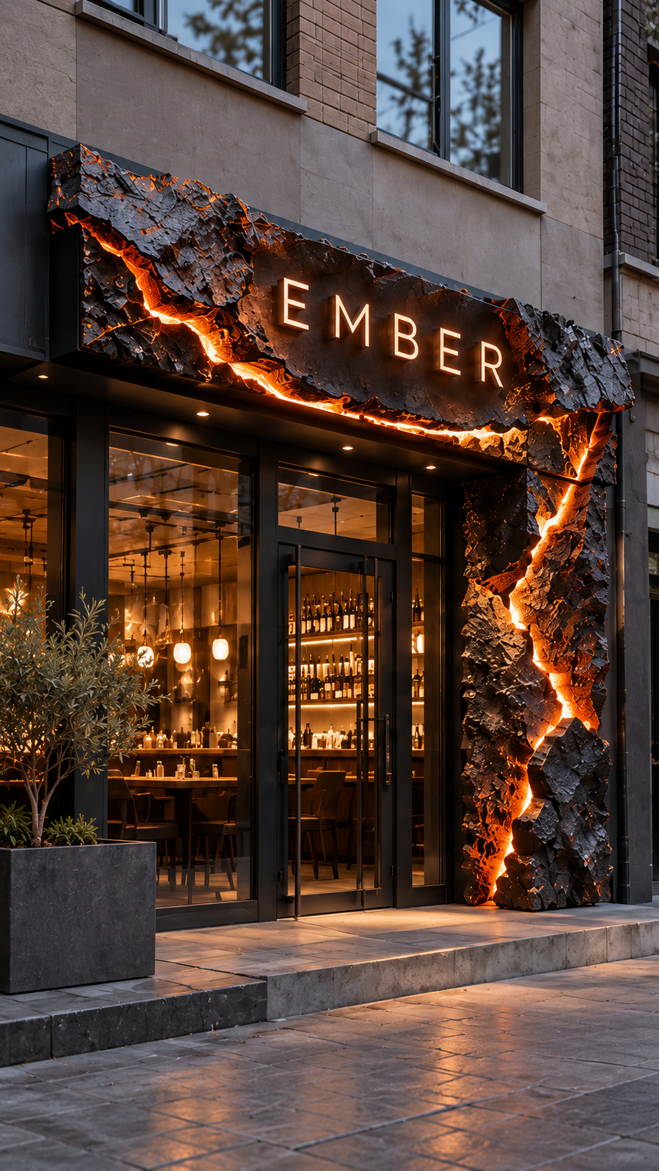 EMBER — модульная скульптурная вывеска