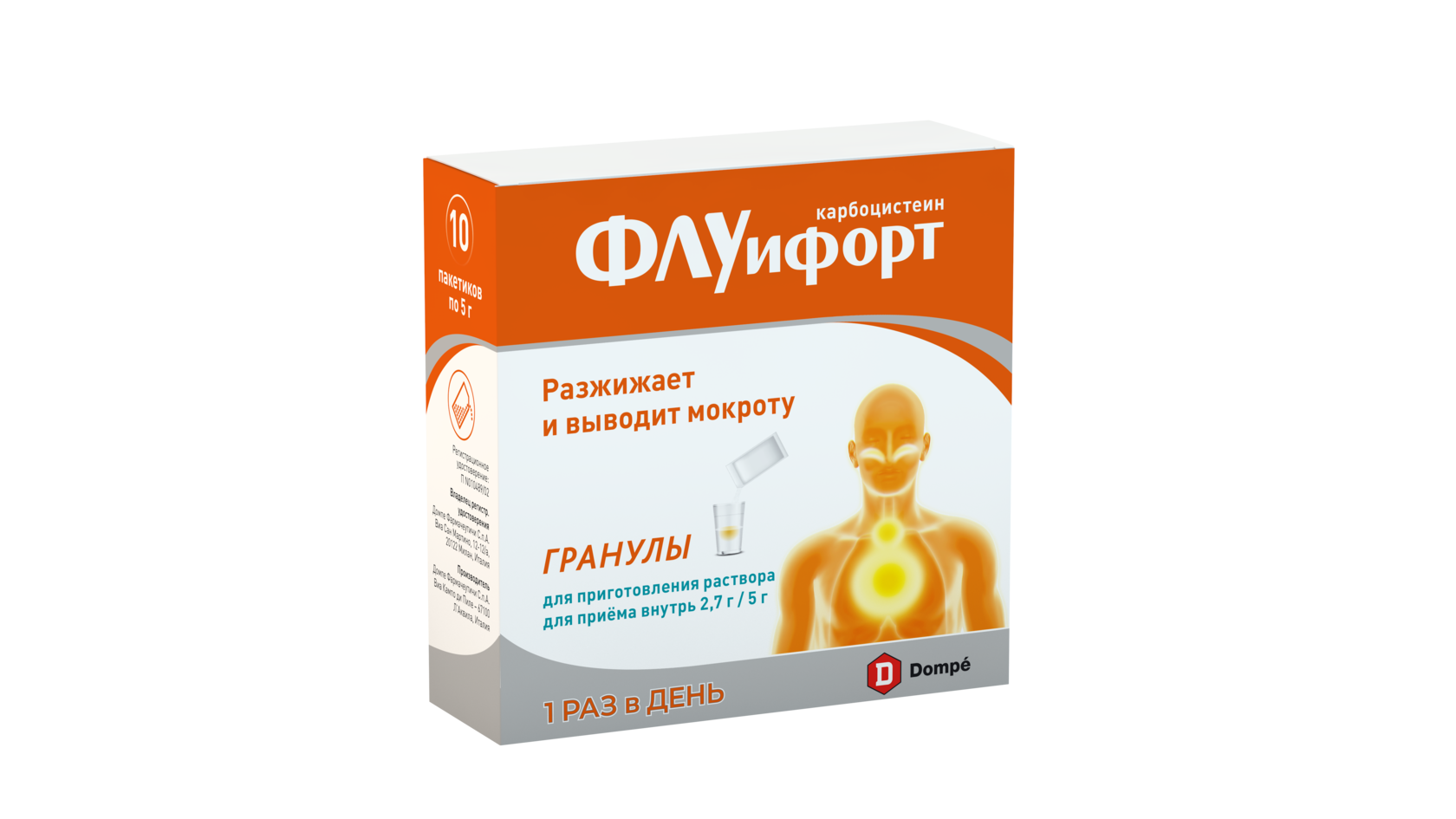 Инструкция по применению ФЛУИфорт, состав и форма выпуска