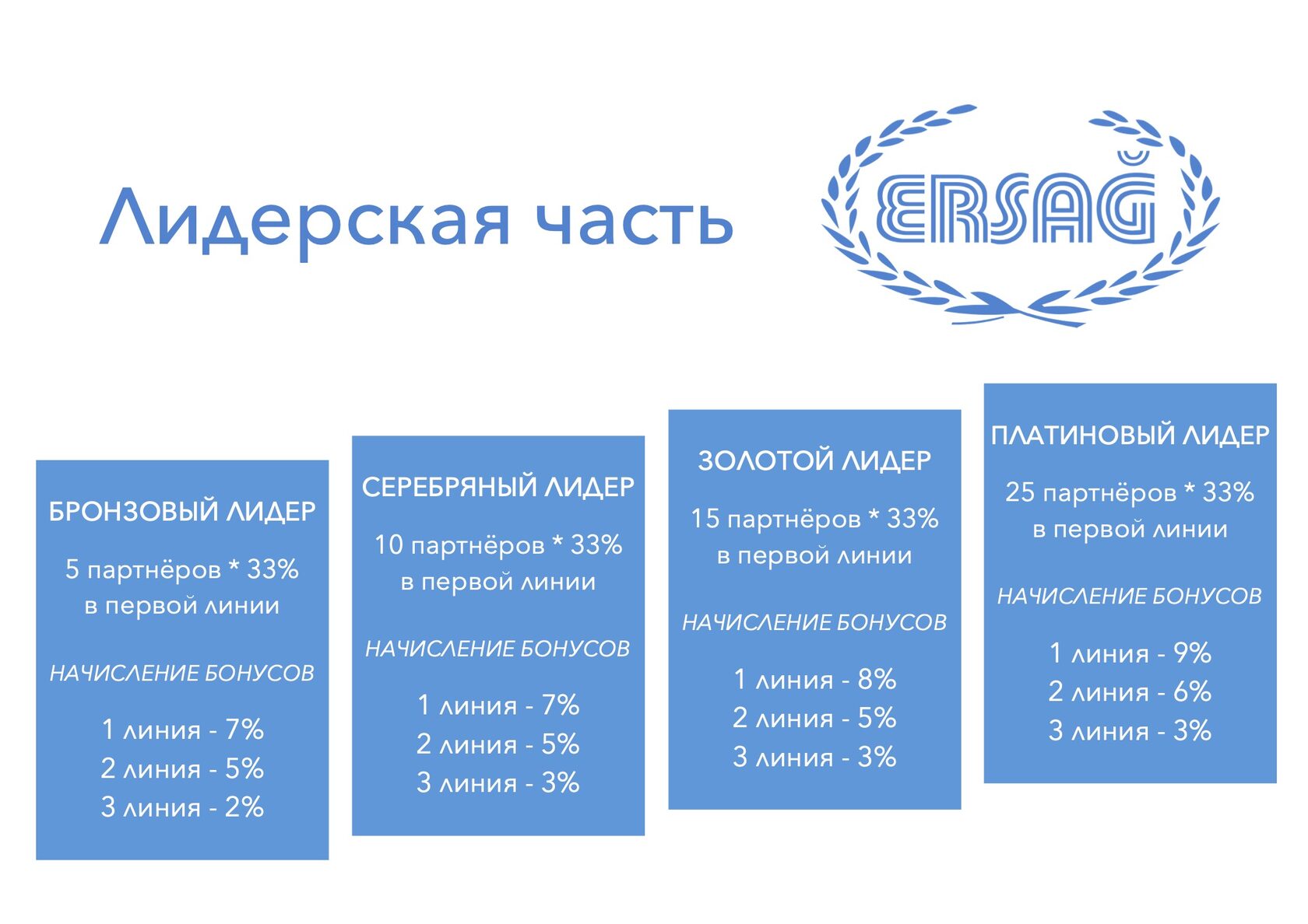 Ersag маркетинг план