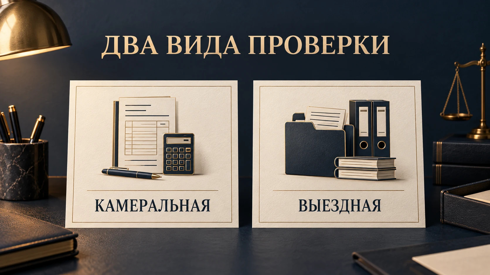 Концептуальное сравнение камеральной и выездной налоговых проверок