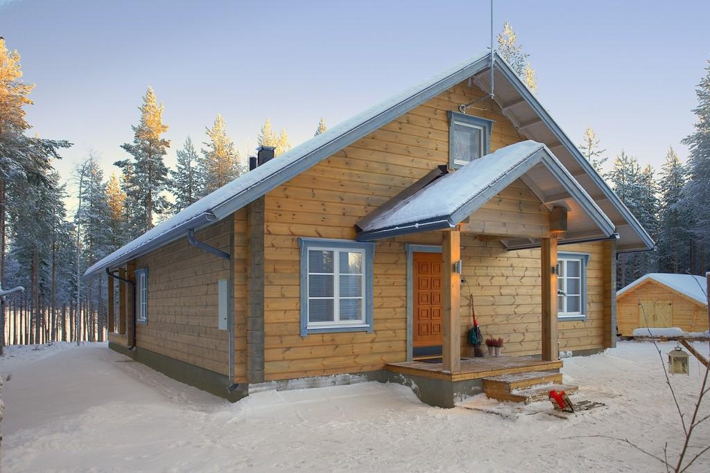 Интерьеры финских деревянных домов из бруса
