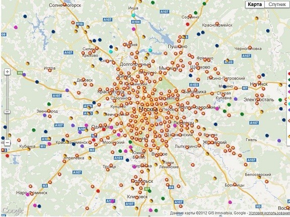 Точка москва. Много точек на карте. Уличные точки на карте. Карта с точками магазинов. Карта города с точками.