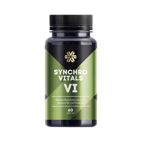Хронобиологическая защита суставов - «Синхровитал VI», 60 к