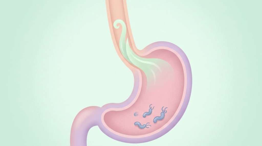 Рефлюкс и Helicobacter pylori как возможный вклад ЖКТ