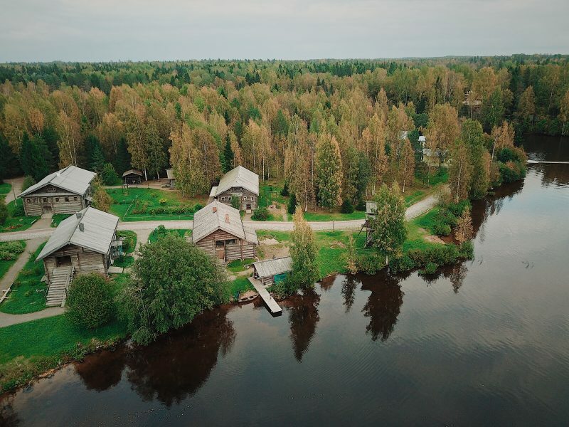 Деревня Верхние Мандроги Ленинградская область