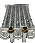 Теплообменник битермический Neva Lux, Electrolux Basic, Haier, на резьбах, аналог, AA10070014