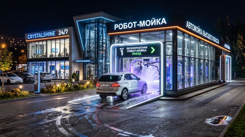 автоматическая бесконтактная мойка