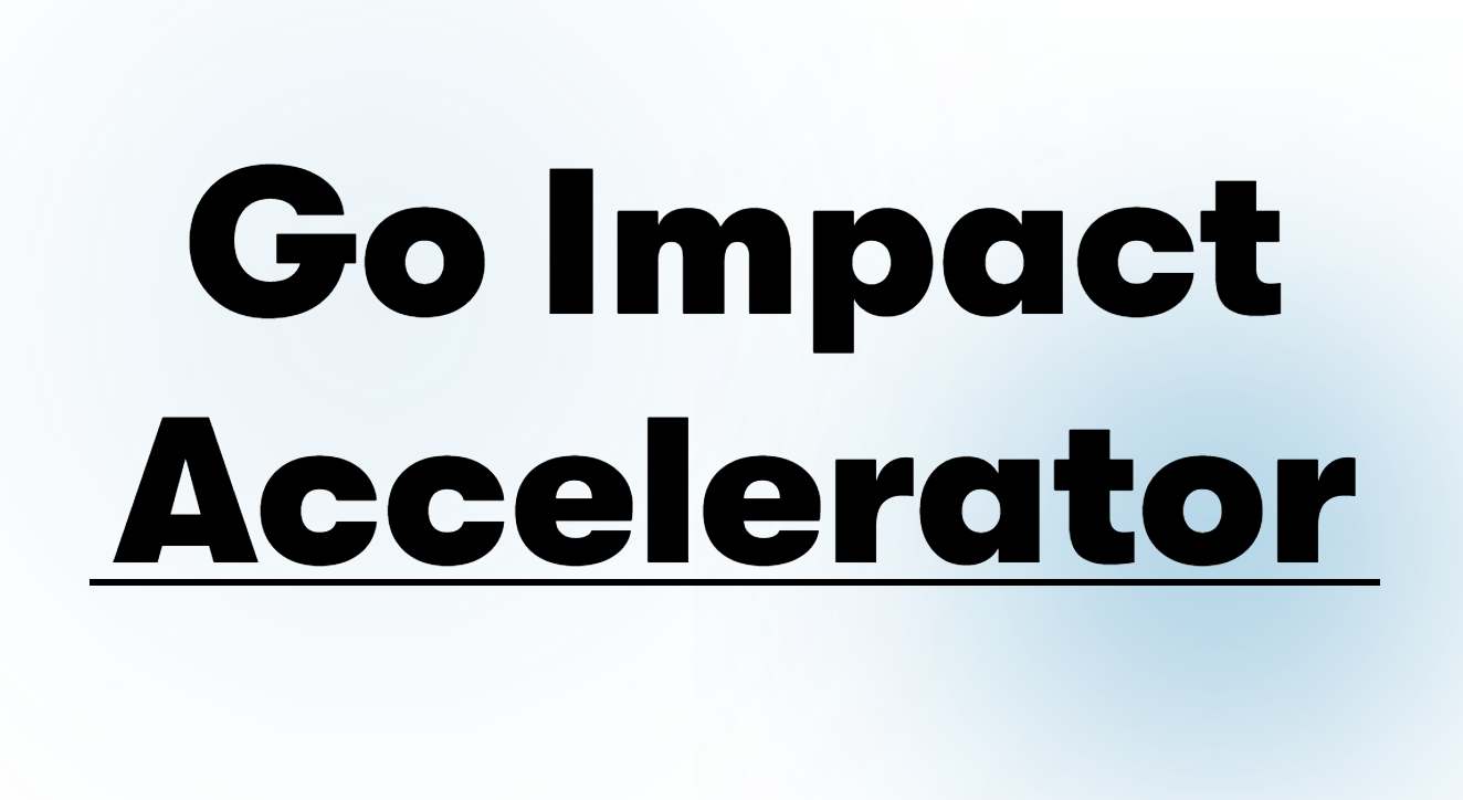 Go impact. Go Impact Accelerator. .T228__imglogo. Impact Accelerator of Apple.