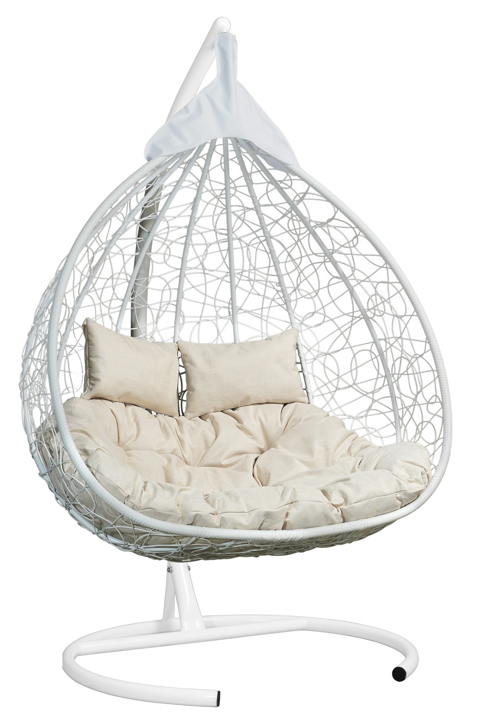 Подвесное кресло кокон двухместное Fisht купить в Москве | Selena Group