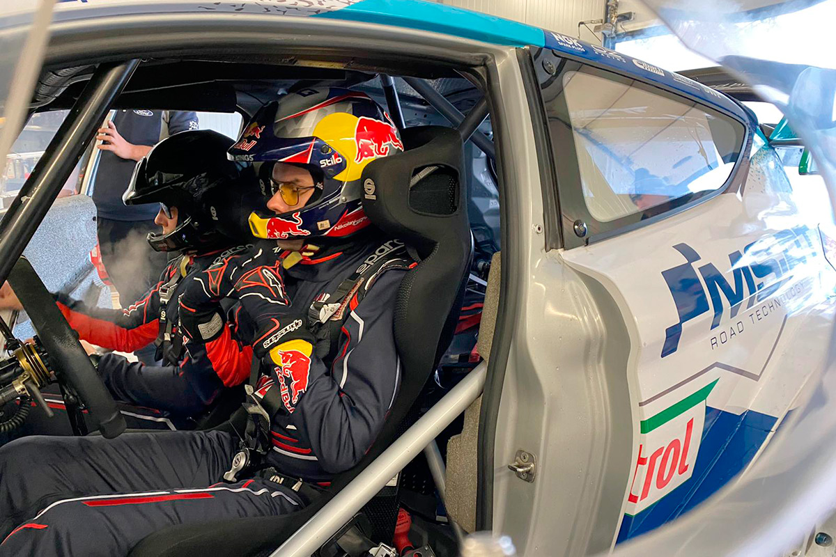 Николай Грязин и Константин Александров, тесты Ford Fiesta WRC