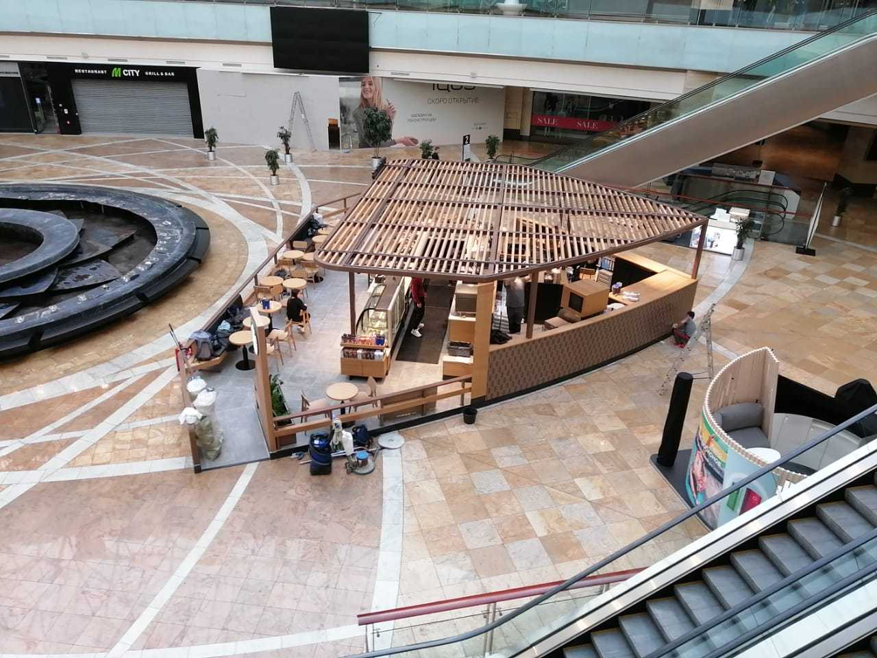 Афимолл график работы 1 января Готовая работа. Starbucks АФИМОЛЛ - ОСНОВА Металл