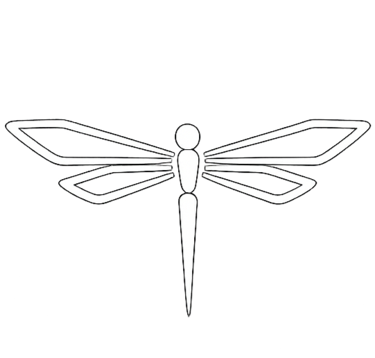 Белая стрекоза