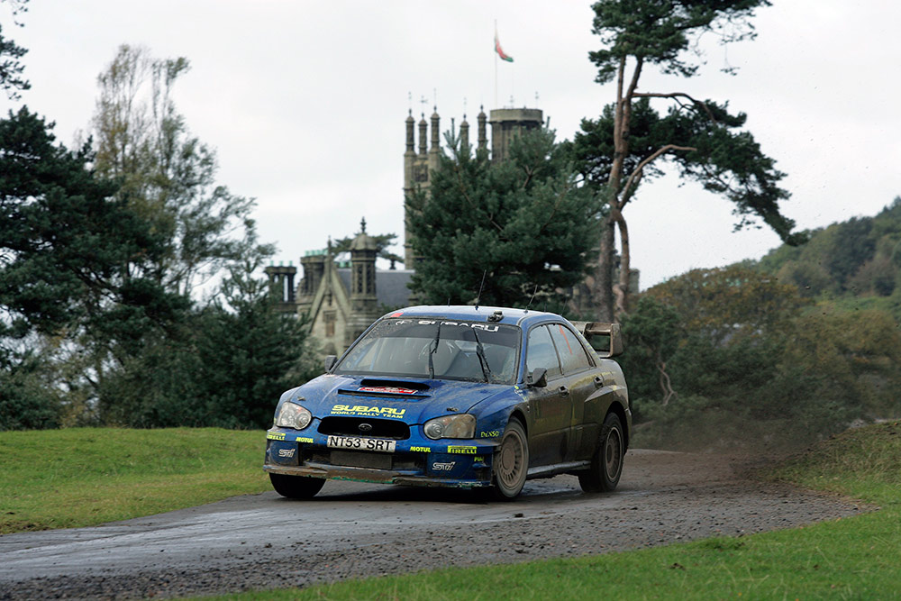 Петтер Сольберг и Фил Миллз, Subaru Impreza S10 WRC '04 (NT53 SRT), ралли Великобритания 2004