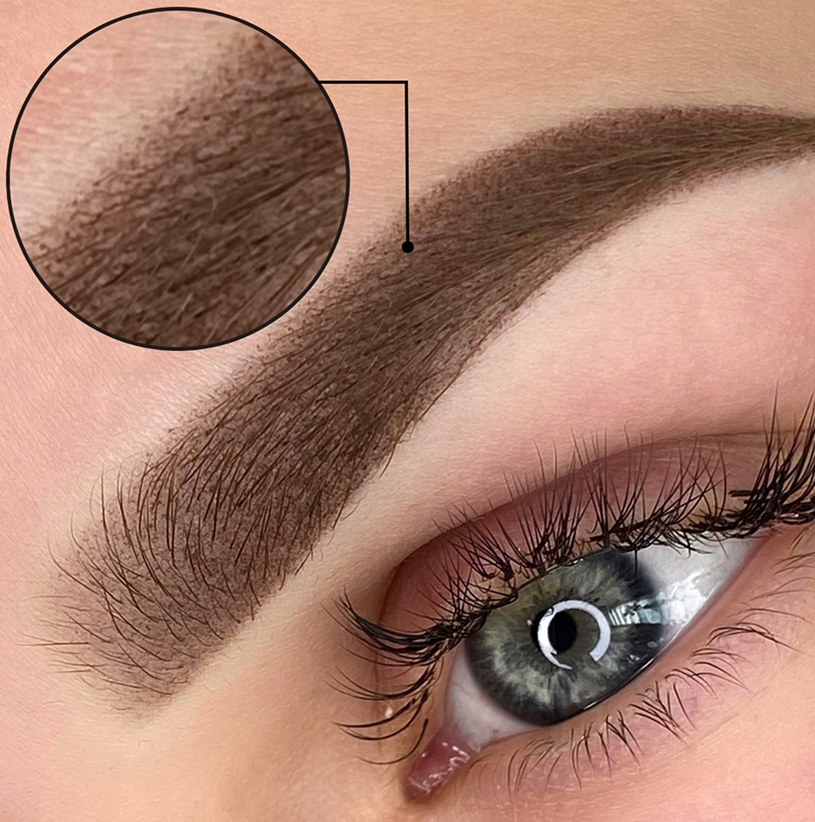 теневая растушевка татуаж бровей в Москве