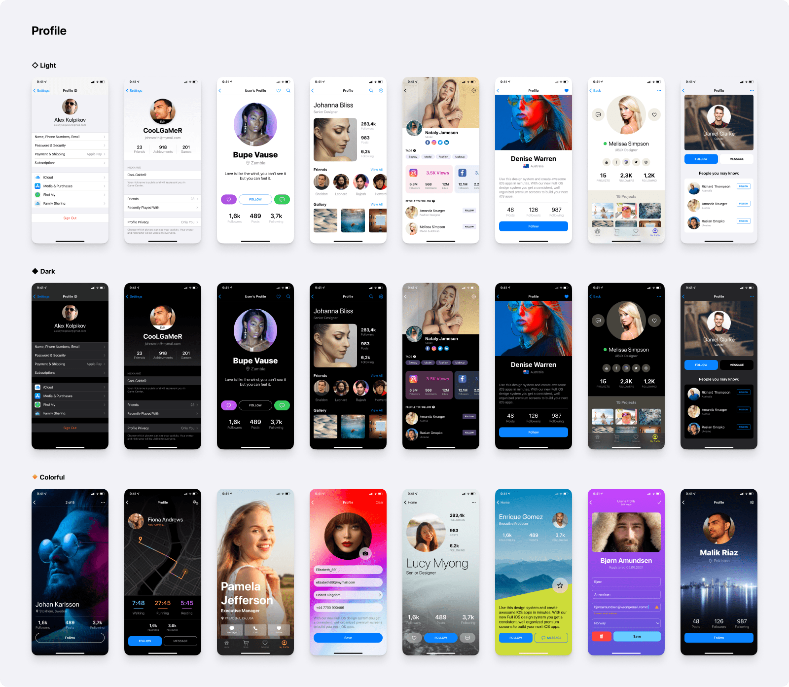 Ios App Design Templates