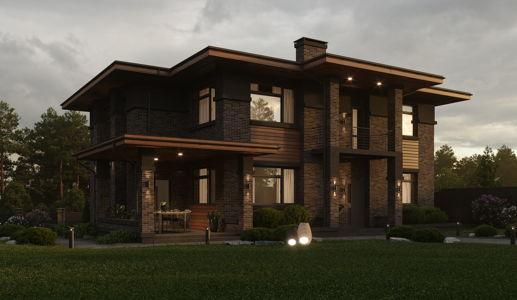 Проект Rait house Строительная компания Avdeeva Architects