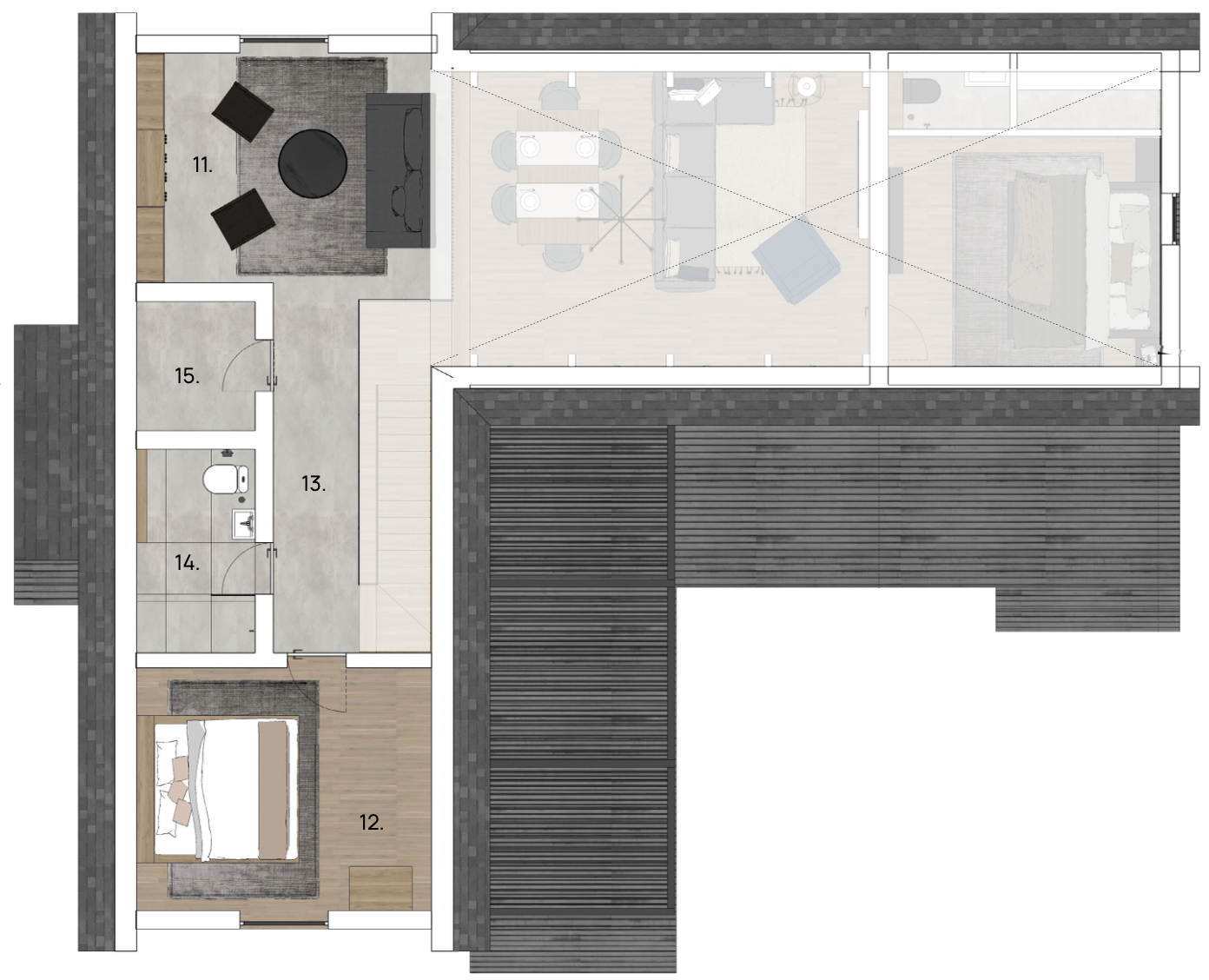 Дом Г 145 — план 1 этажа