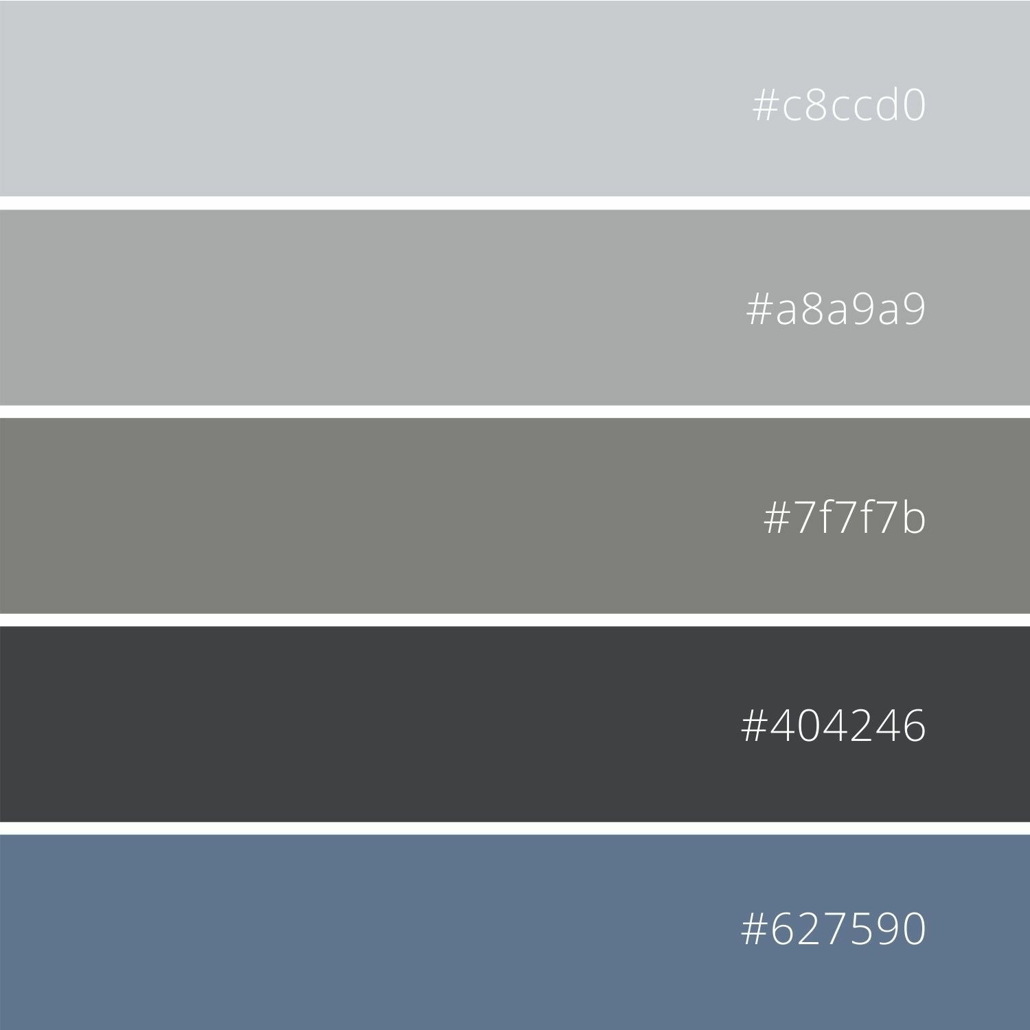 HEX palette codes for download
