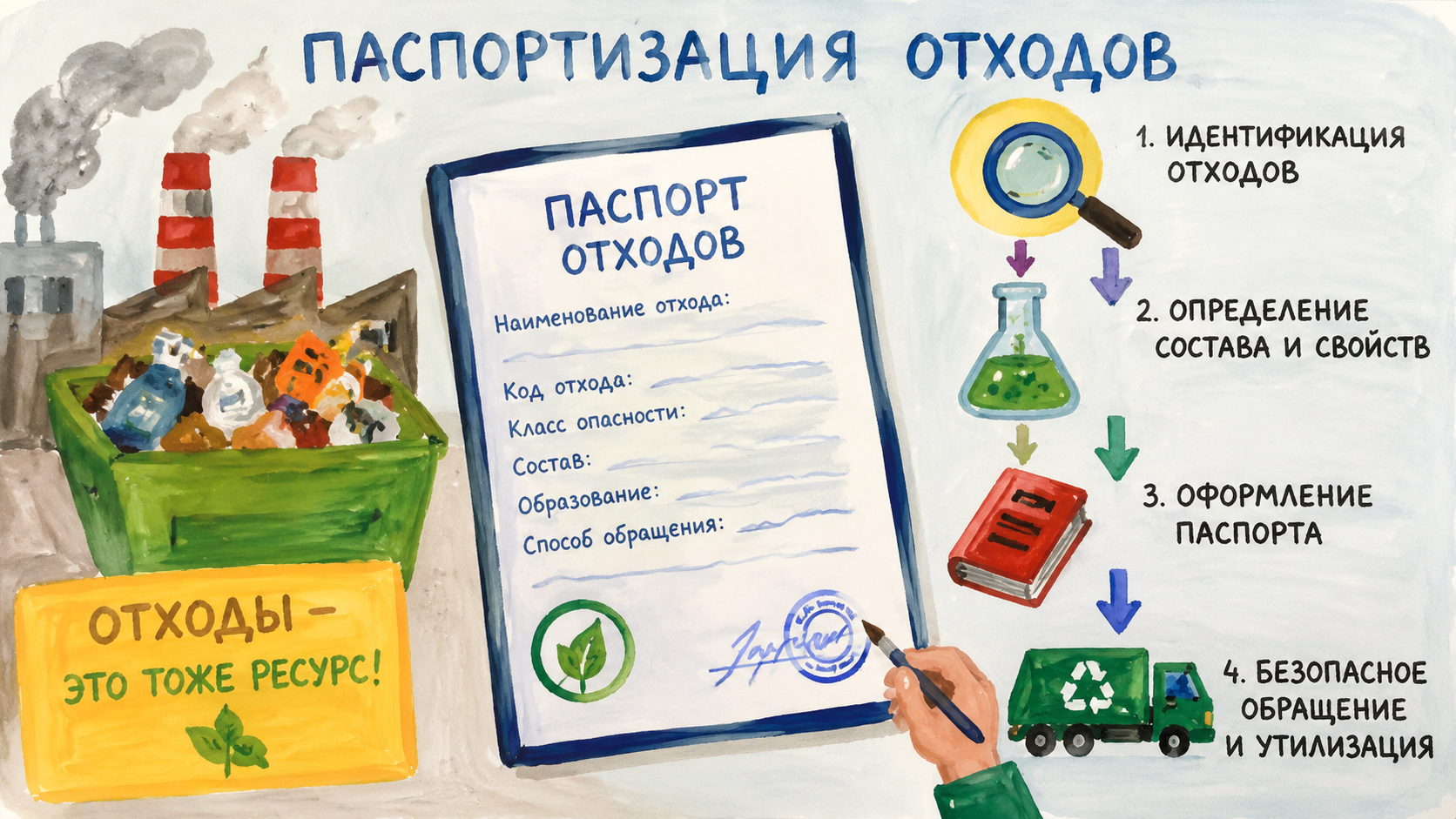 Паспортизация отходов