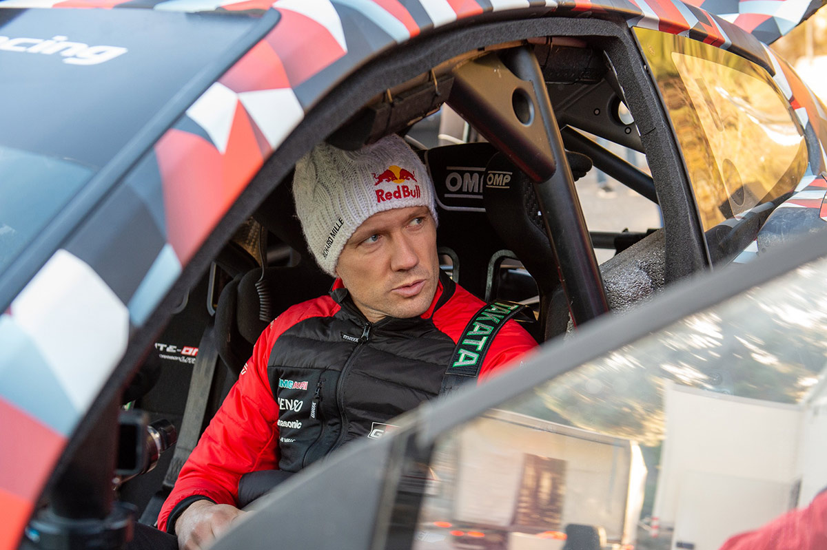 Себастьен Ожье, тесты Toyota GR Yaris Rally1