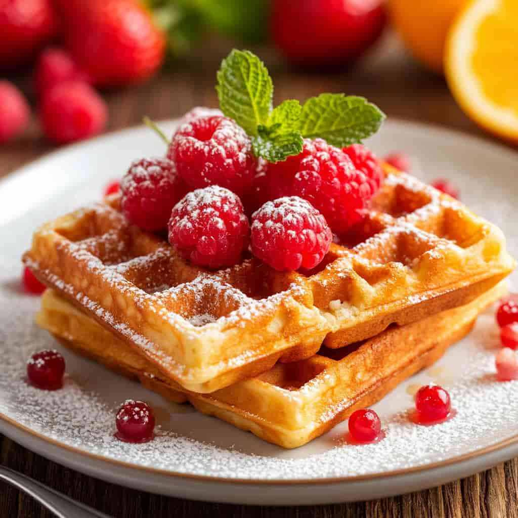 Белковые творожные вафли с медом для правильного питания