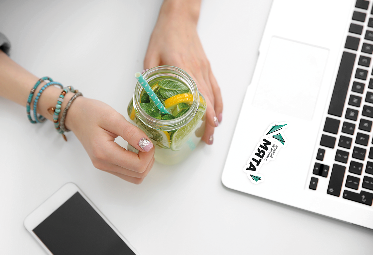 Мята стикер