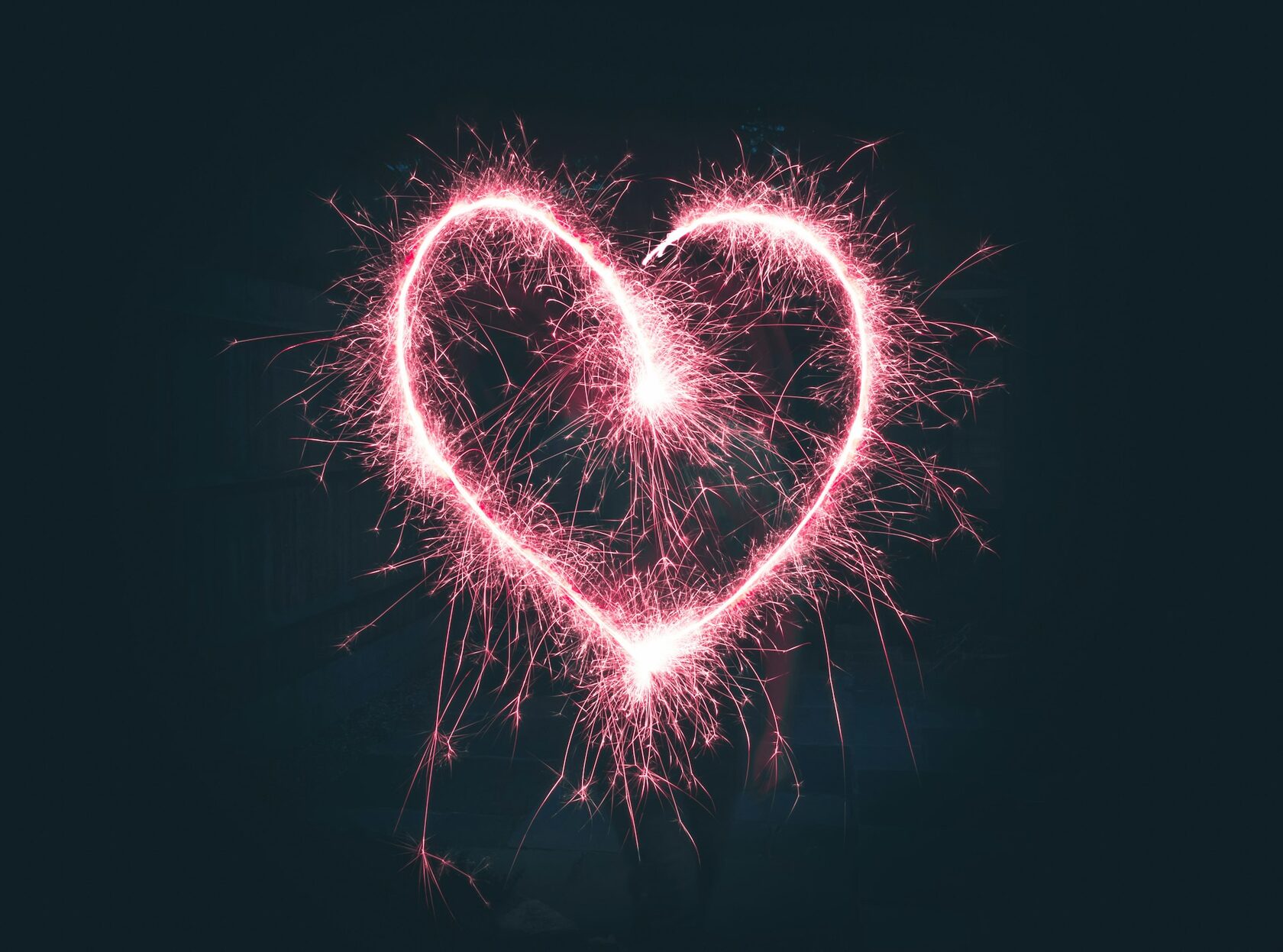 a firework heart