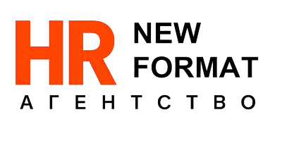 Логотип кадрового агентства NEW FORMAT подбор персонала