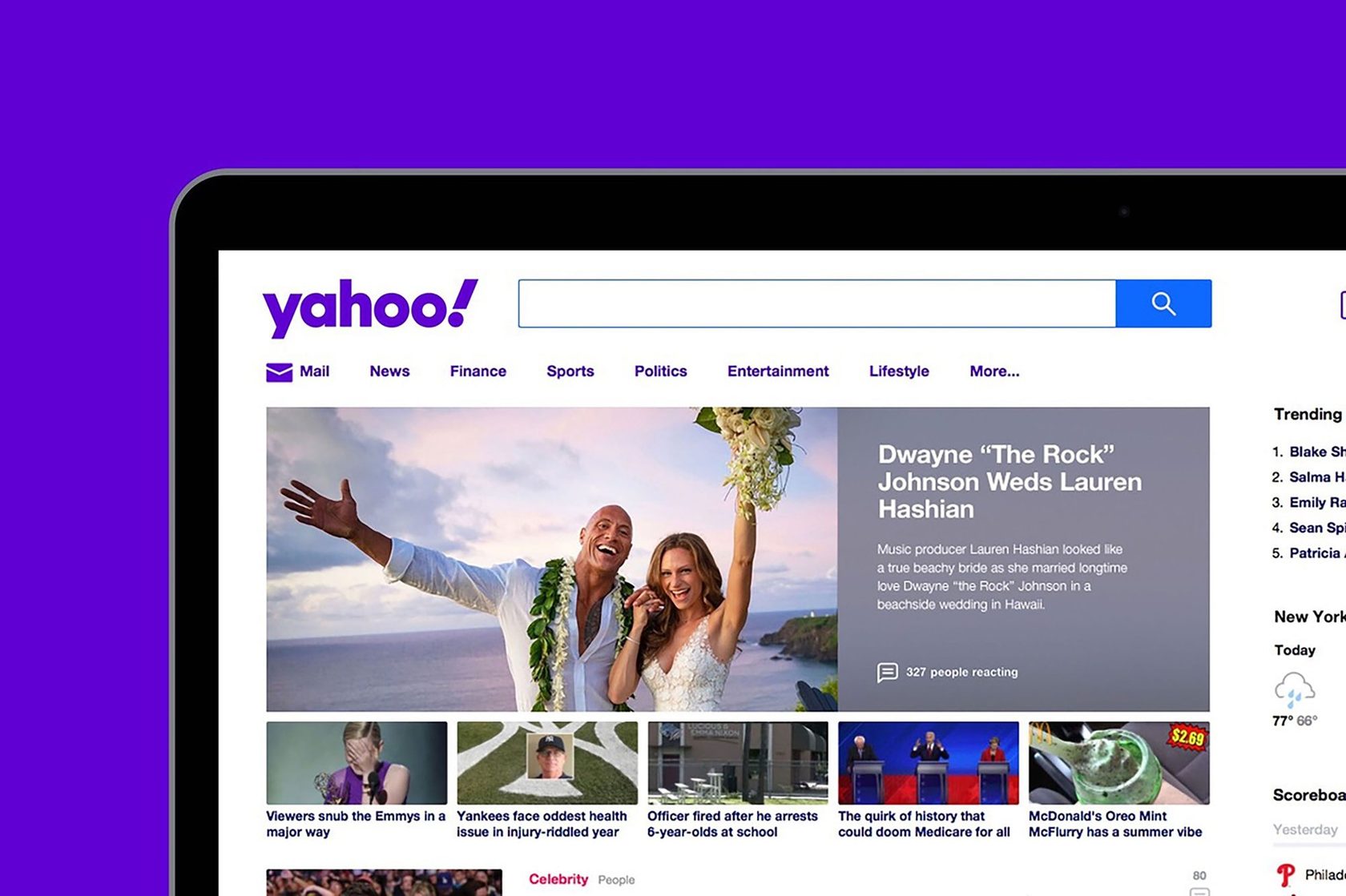 Новый фирменный стиль и логотип для поискового сервиса Yahoo!