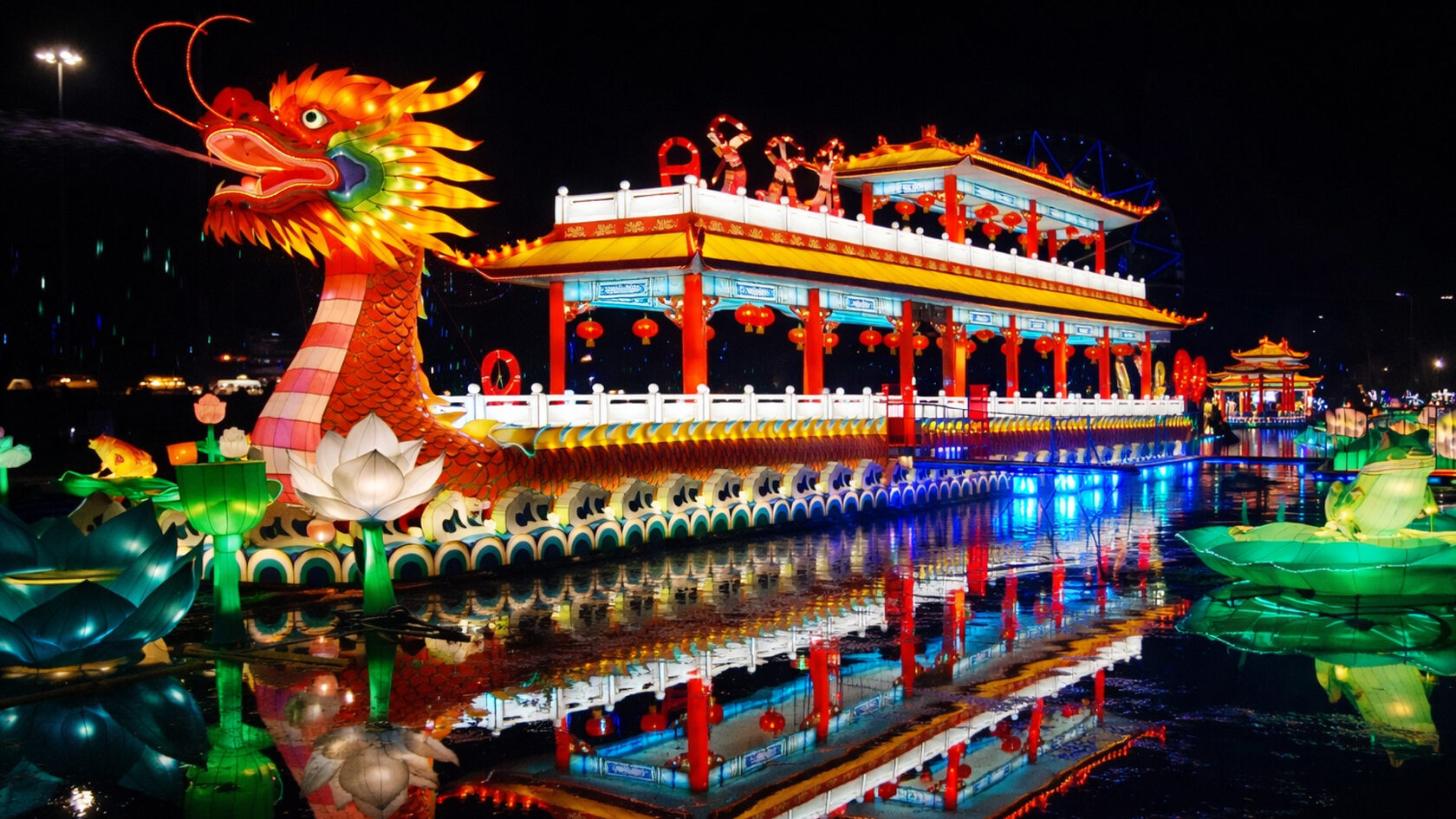 Фестиваль китайских фонарей. Китай