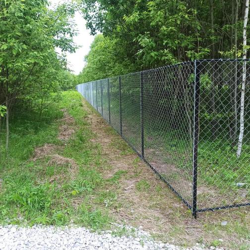 Забор из сетки-рабицы в Туле и области под ключ | Цены на заборы из ...