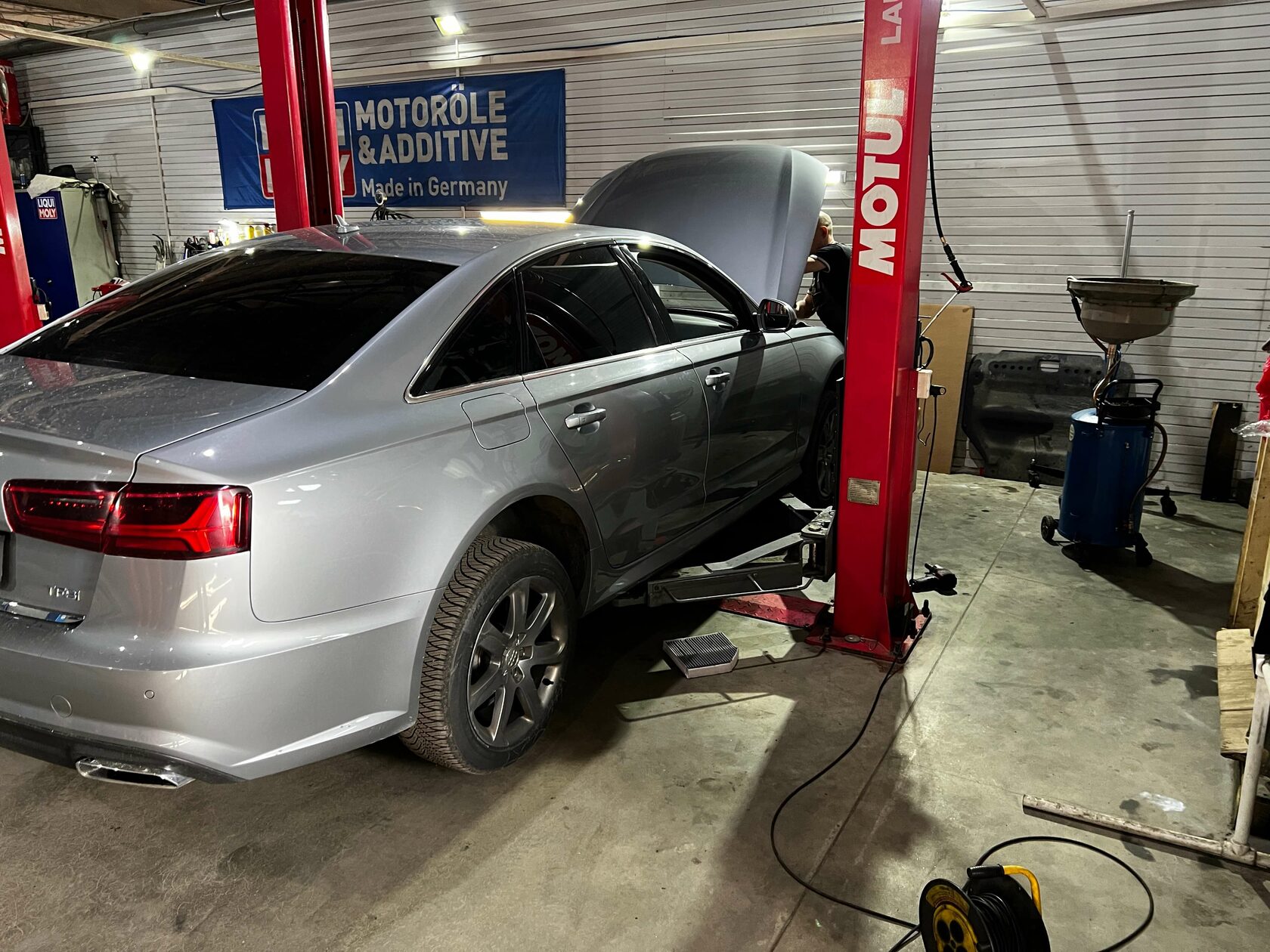 Замена масла в коробке DSG DL382 Audi A6