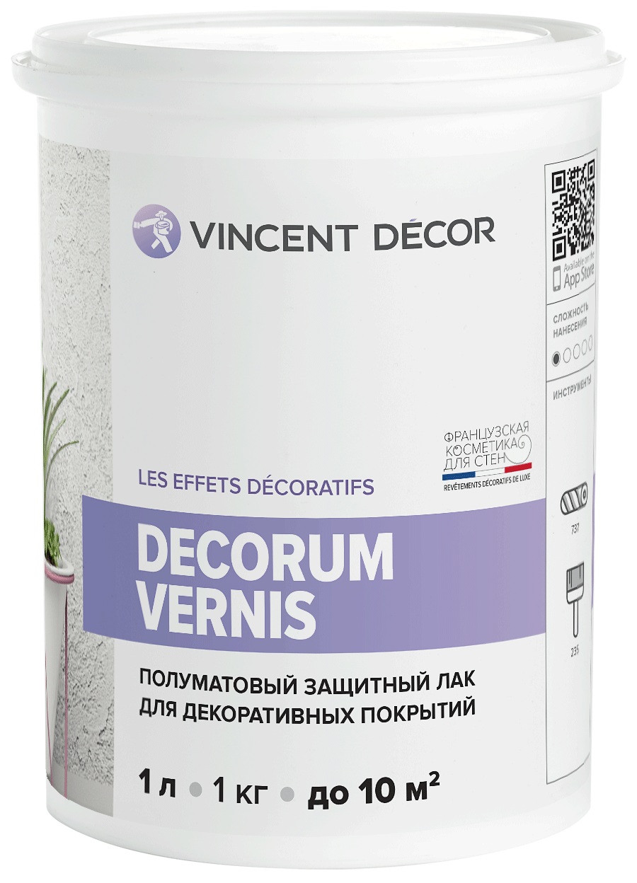 Vincent Decor Decorum Vernis mat /  Декор Декорум Вернис полуматовый