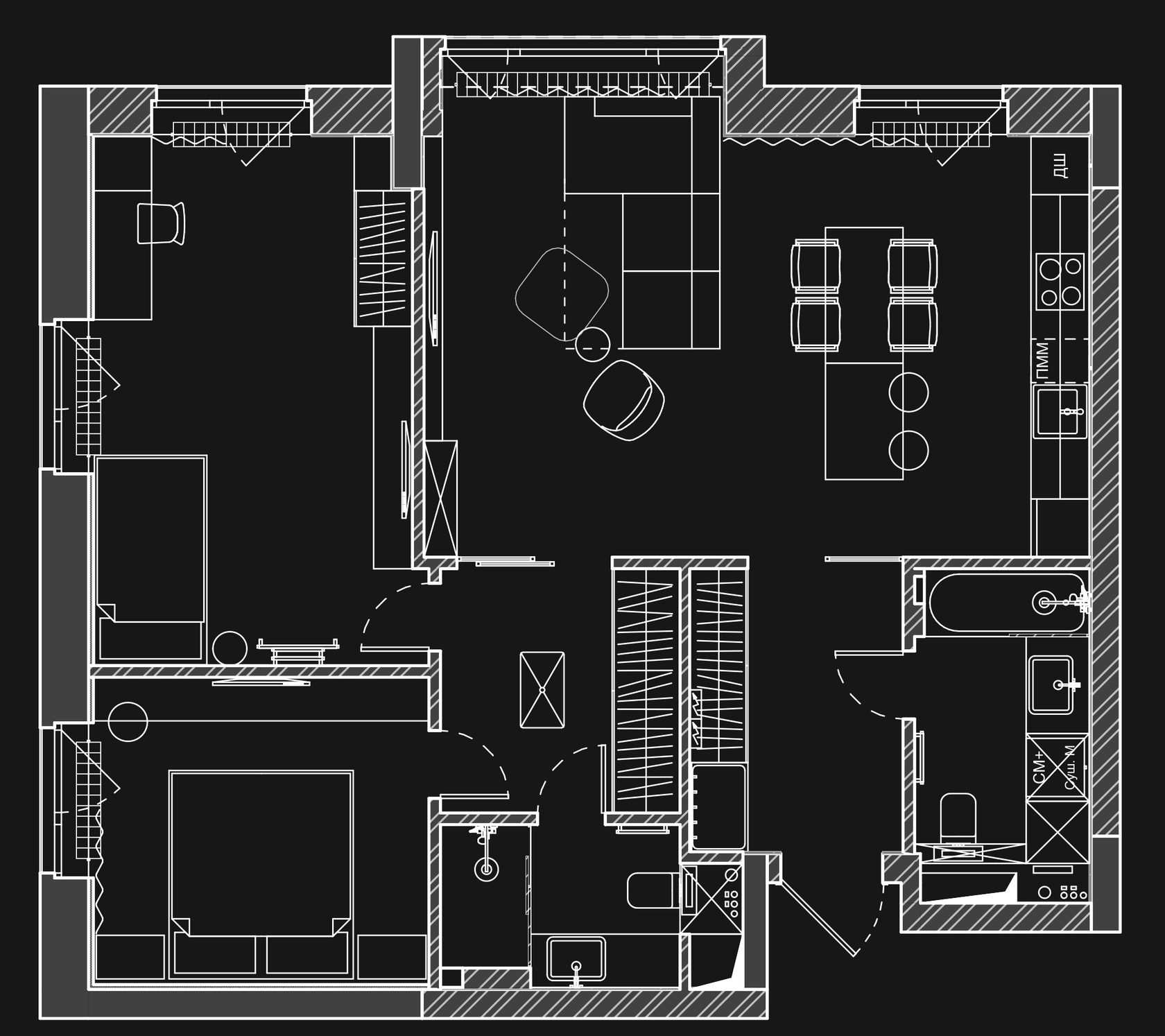 ЖК ЗИЛАРТ дизайн интерьера квартиры Москва