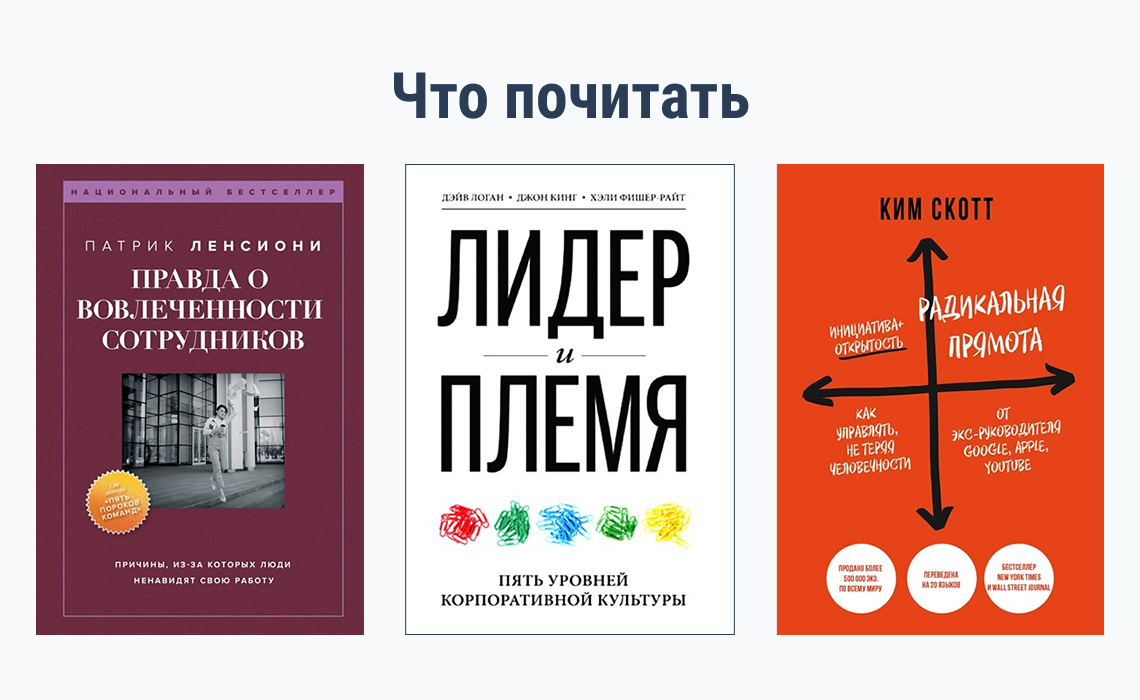 Бизнес-литература, чтобы научиться вовлекать сотрудников в работу