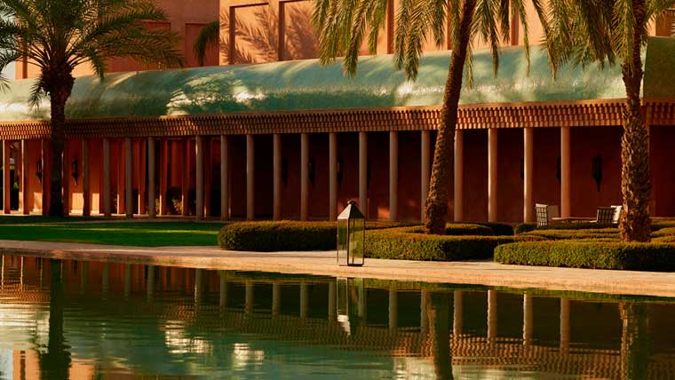 Люксовый отель Amanjena в Марракеше