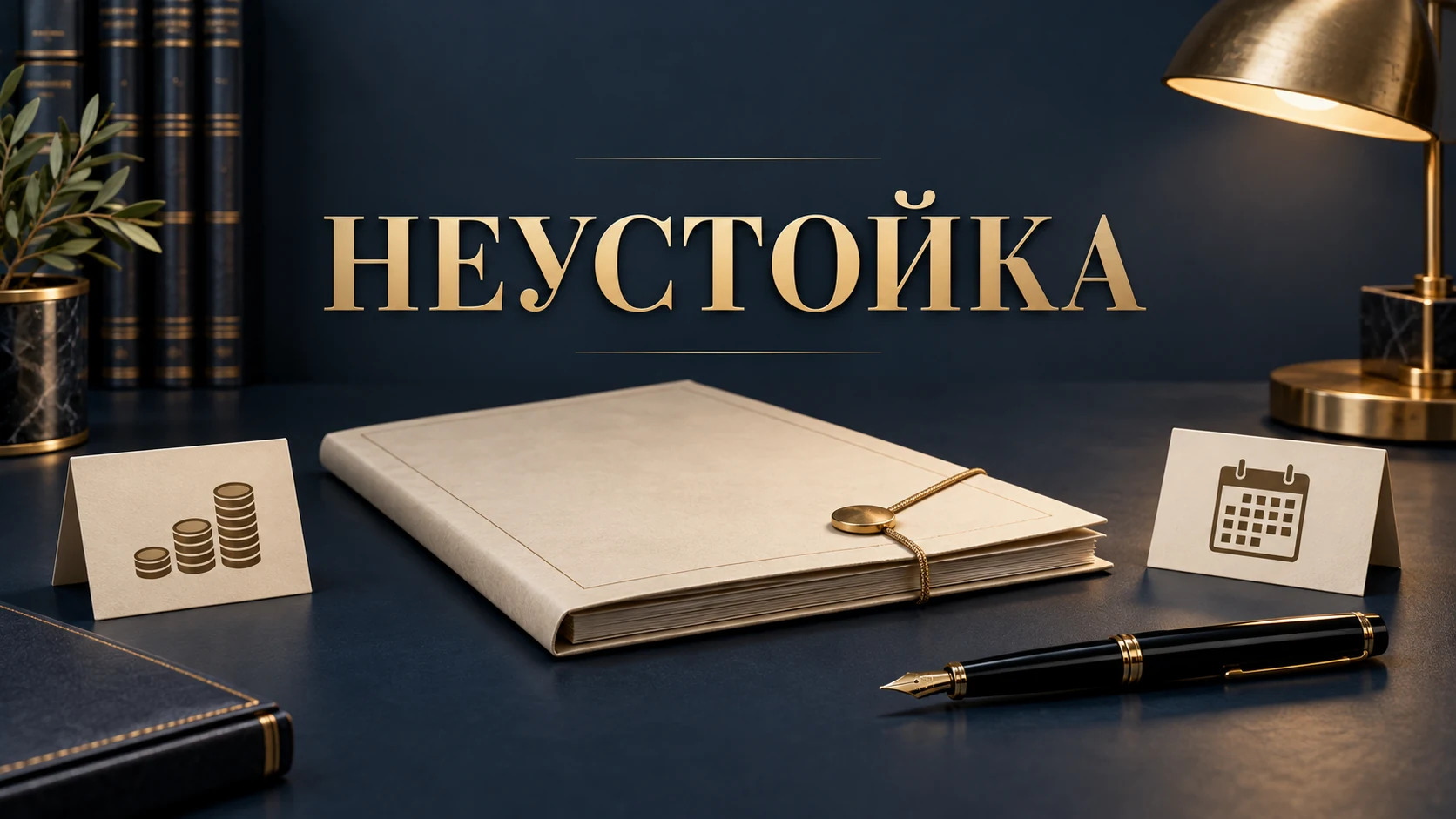 Концептуальная обложка статьи «Неустойка: штраф и пени в договоре»