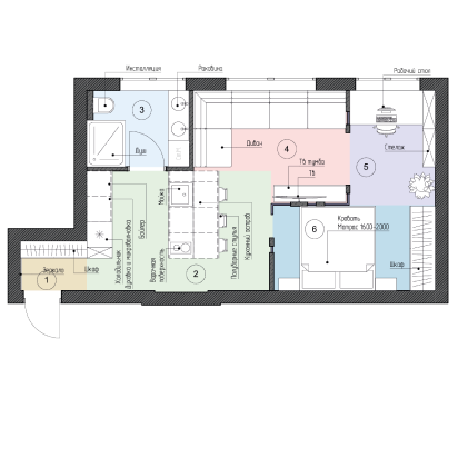 Обмерный план