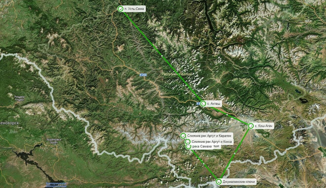 Беш озек республика алтай карта