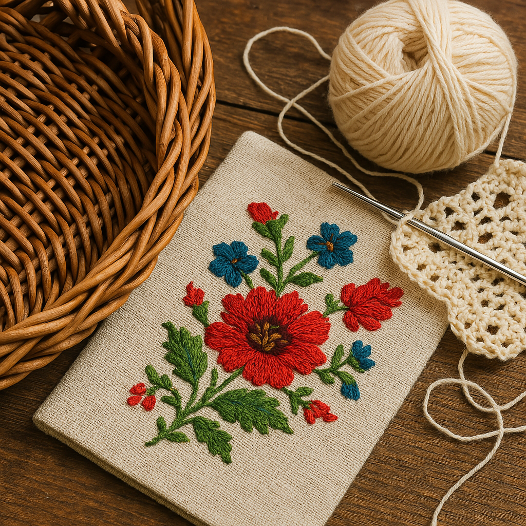 корзина плетеная