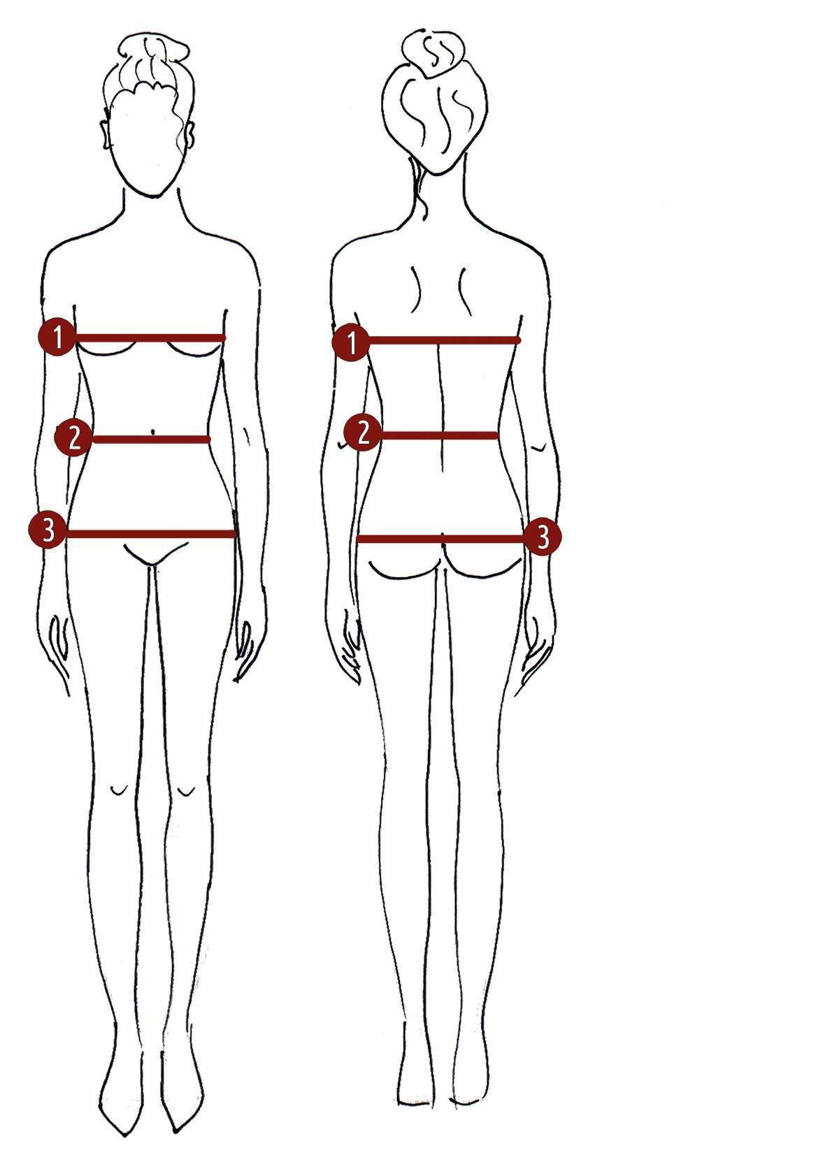 как измерить обхват груди одежды у женщин фото 40