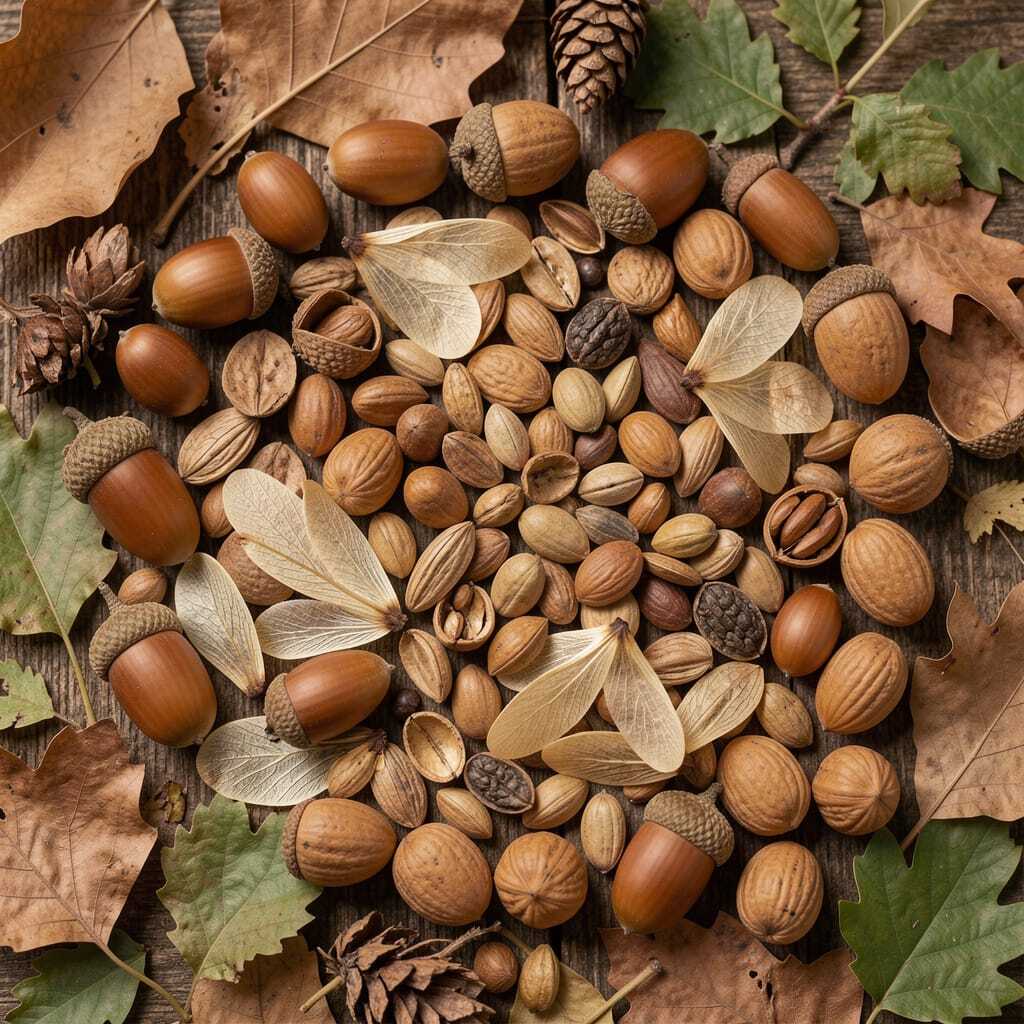 Deciduous tree seeds