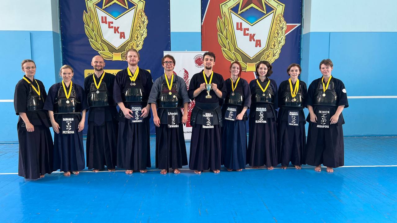 Победители III открытого первенства Калининградской области по кендо