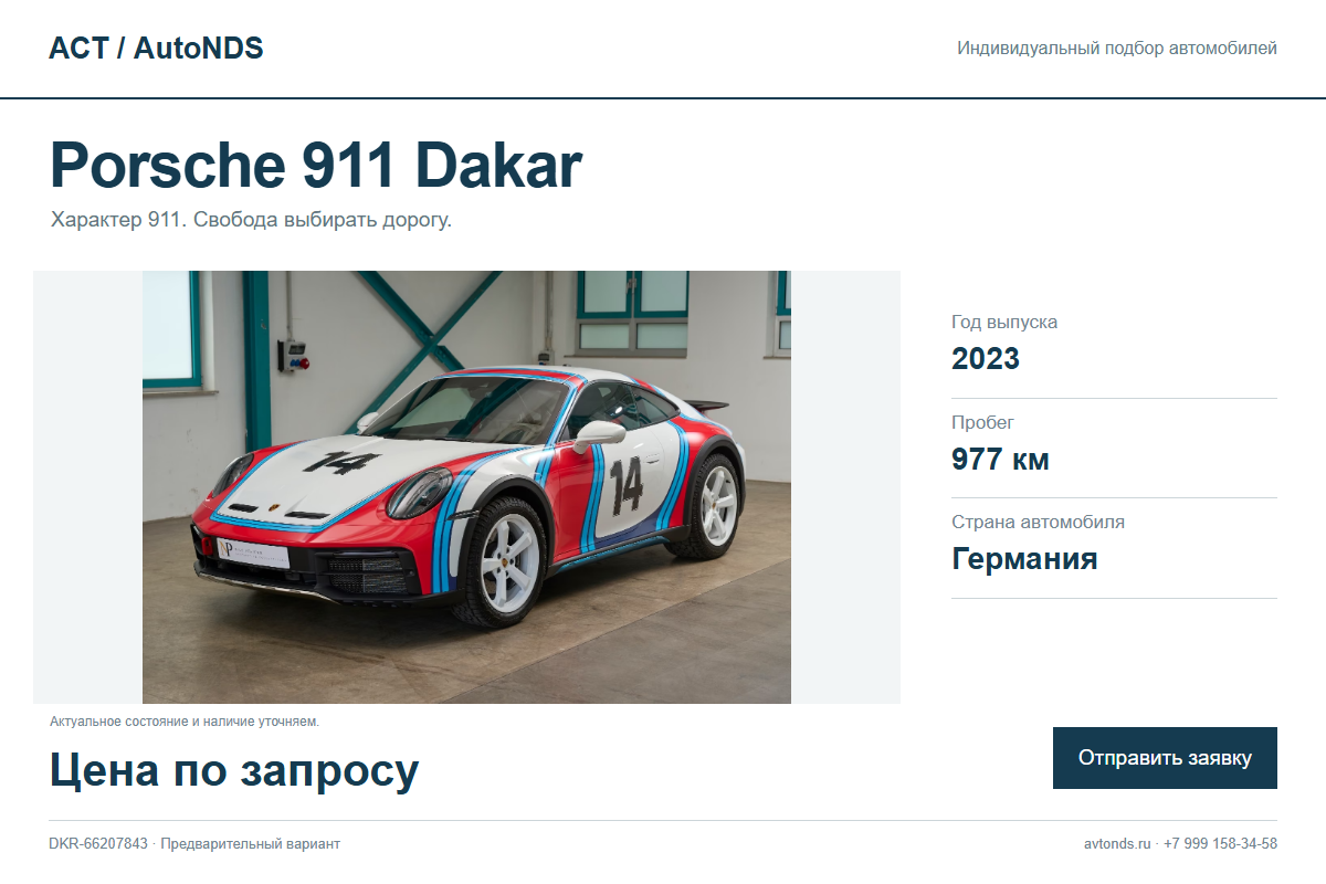 Porsche 911 Dakar DKR-66207843