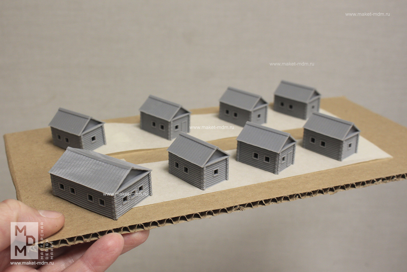 макет облачный полк ТЮЗ