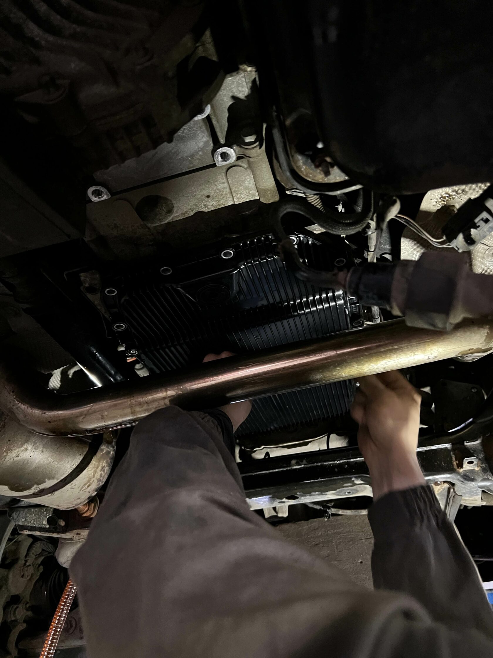 Установка нового поддона Dominant