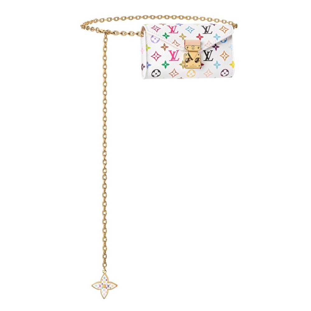 Louis Vuitton Monogram Multicolor Belt Pouch Metis M4625Z $1,340.00