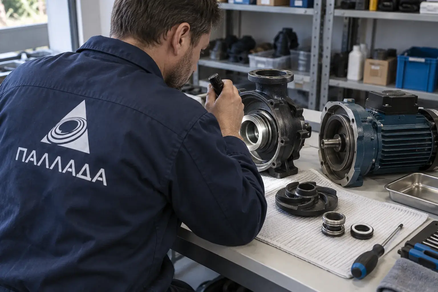Замена уплотнения насоса бассейна в Сочи