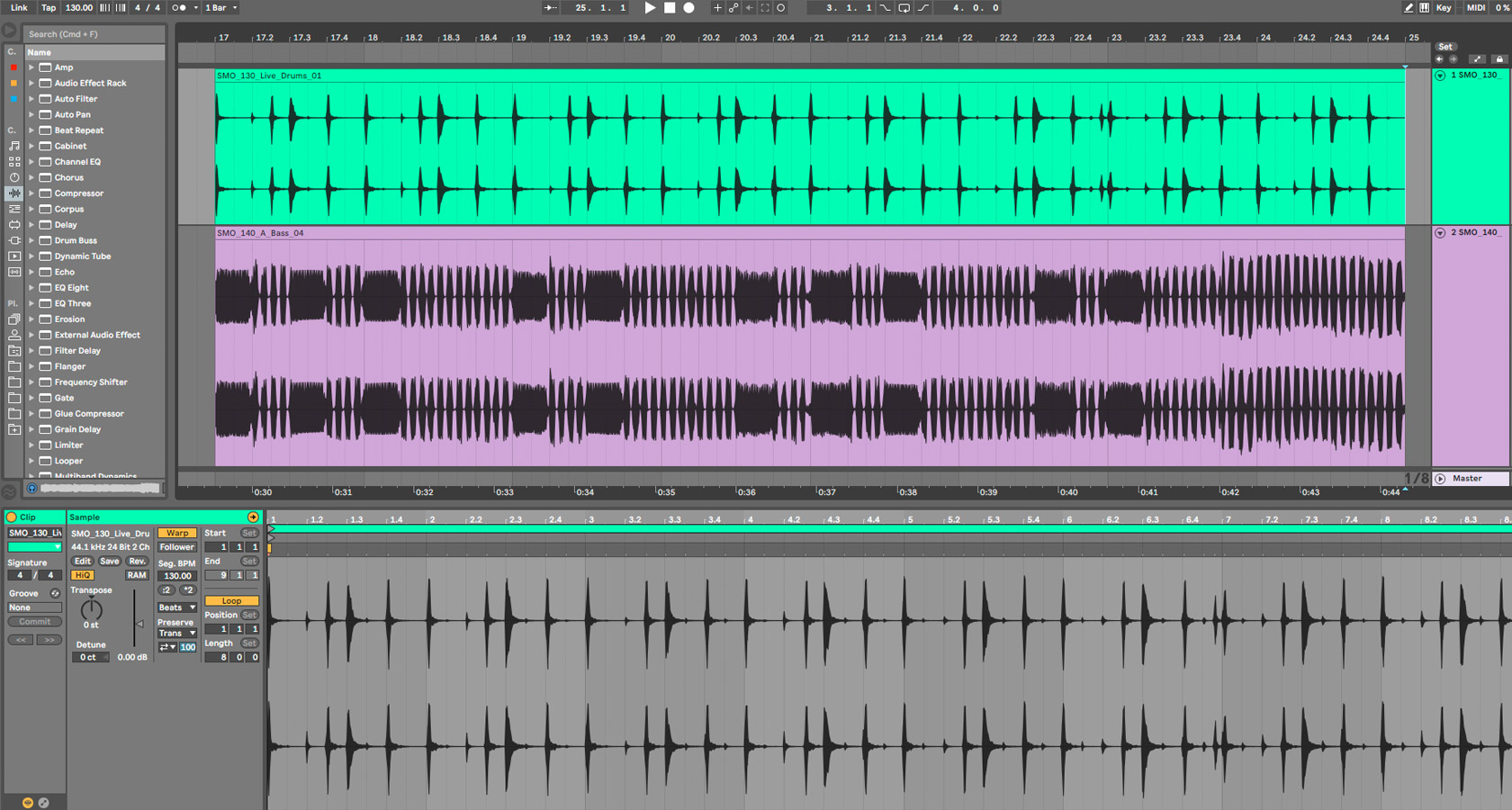 Аранжировка в Ableton Live