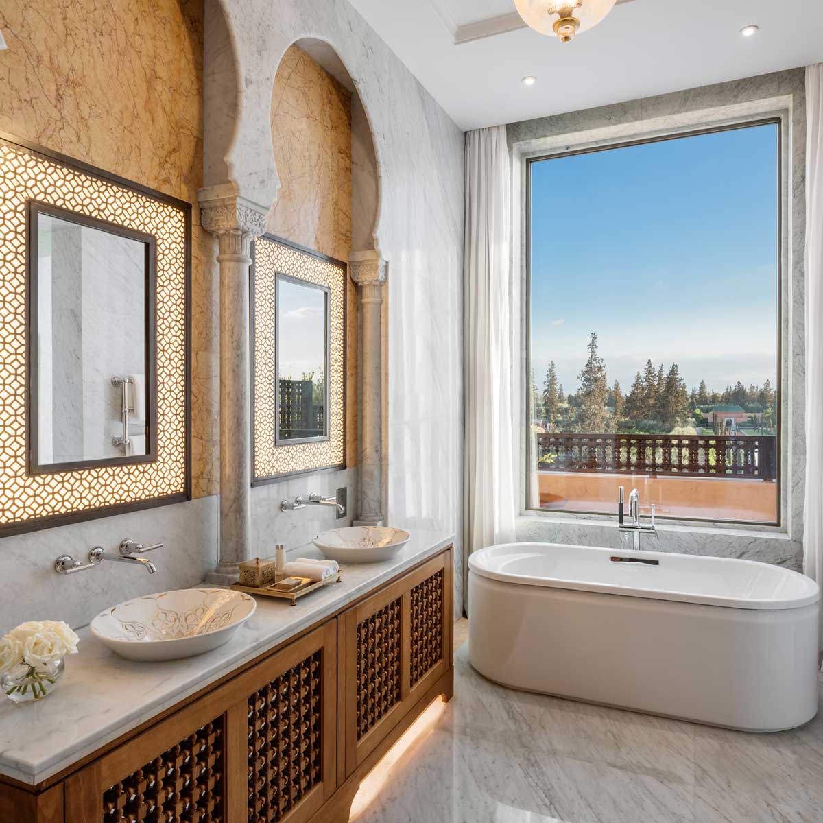 На фото: отель The Oberoi Marrakech в Марракеше, Марокко